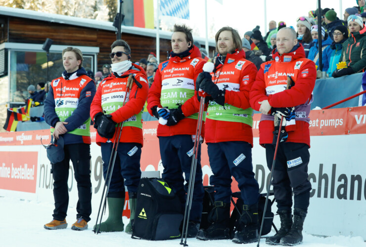 Das norwegische Betreuerteam