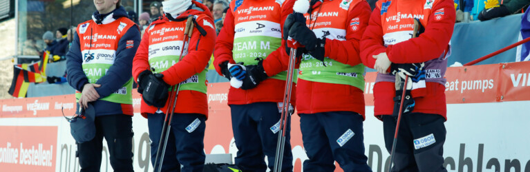 Das norwegische Betreuerteam