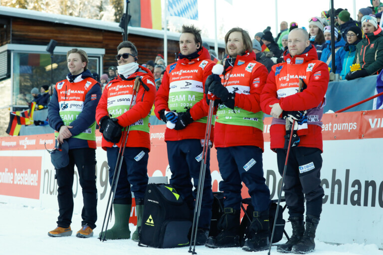 Das norwegische Betreuerteam