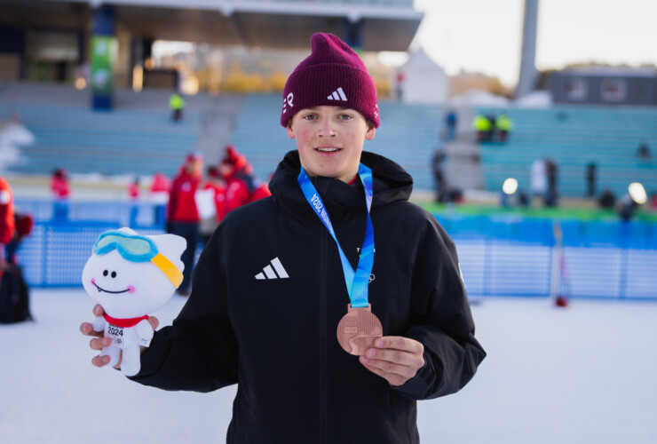 Jonathan Gräbert gewinnt Bronze bei den Olympischen Jugendspielen in Gangwon (KOR).