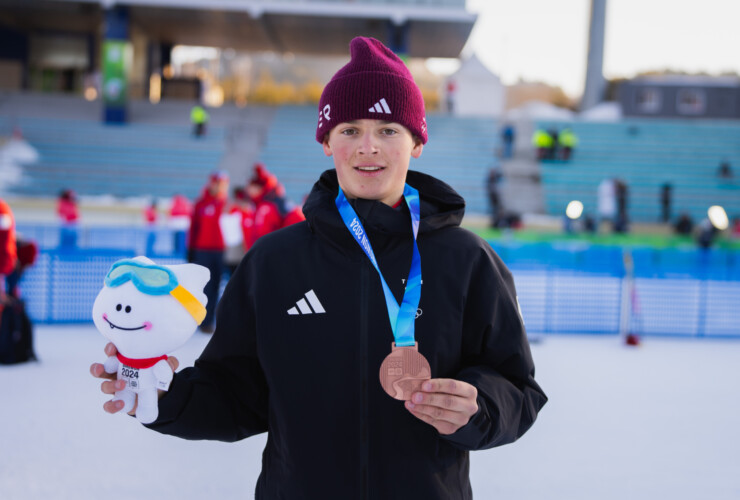 Jonathan Gräbert gewinnt Bronze bei den Olympischen Jugendspielen in Gangwon (KOR).