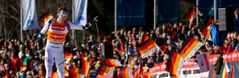 Jarl Magnus Riiber (NOR) gewann auch am Sonntag.