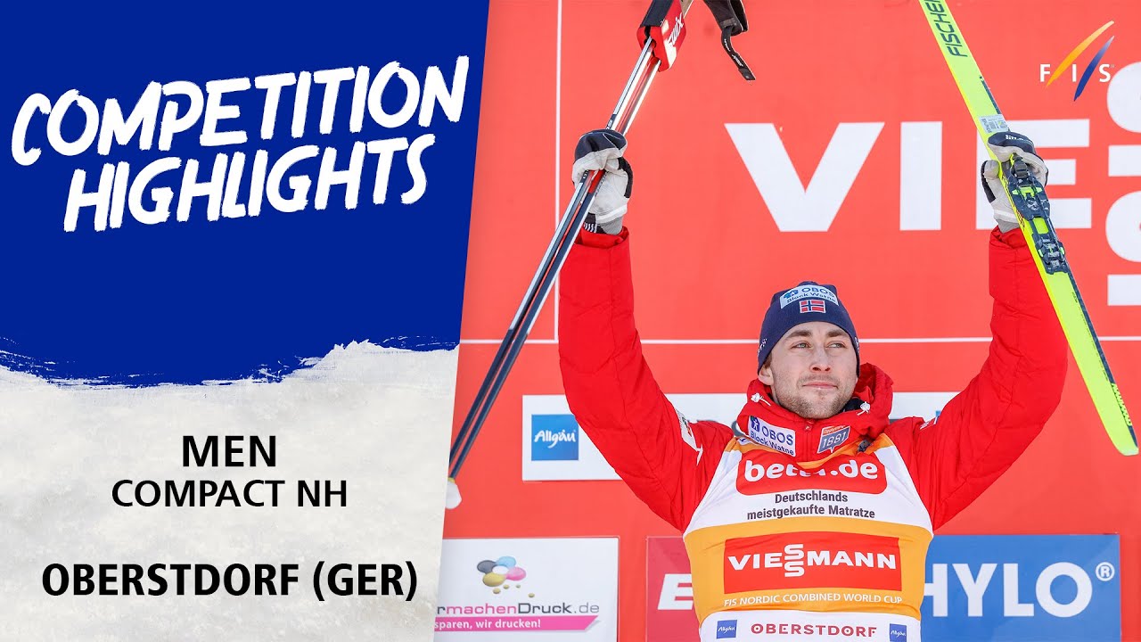 Nordische Kombination Video Highlights Weltcup Oberstdorf 2024 xcski