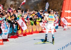 Jarl Magnus Riiber (NOR) siegt in Seefeld.