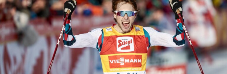 Großer Jubel bei Jarl Magnus Riiber (NOR)