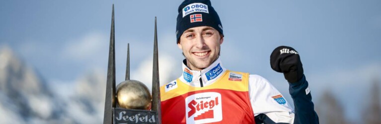 Jarl Magnus Riiber (NOR) gewinnt zum dritten Mal das Nordic Combined Triple in Seefeld.