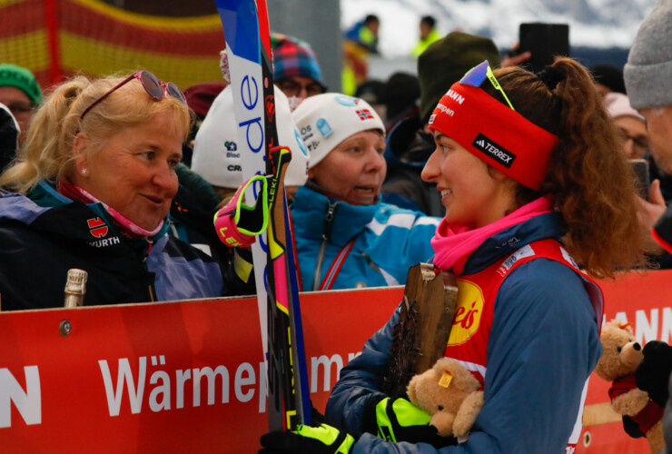 Unterstützung von der Familie für Nathalie Armbruster (GER)