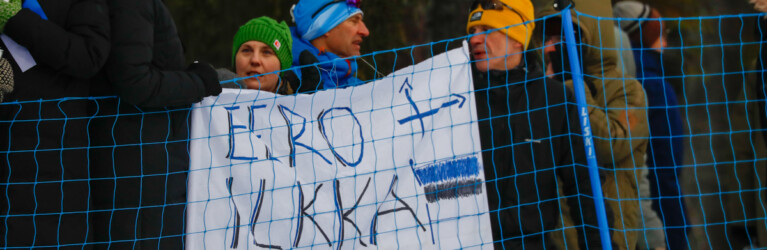 Neben Kristjan Ilves (EST) wurden auch die finnischen Athleten gut unterstützt.