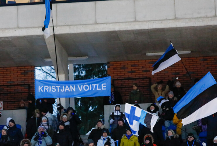 Die Fans in Otepää (EST) waren zahlreich und lautstark.