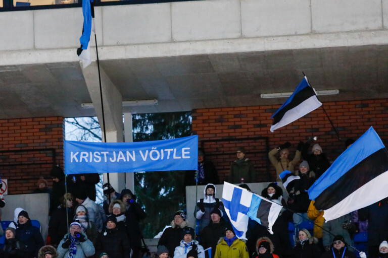 Die Fans in Otepää (EST) waren zahlreich und lautstark.