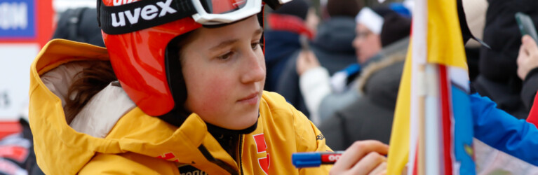 Autogramme waren gefragt: Maria Gerboth (GER)