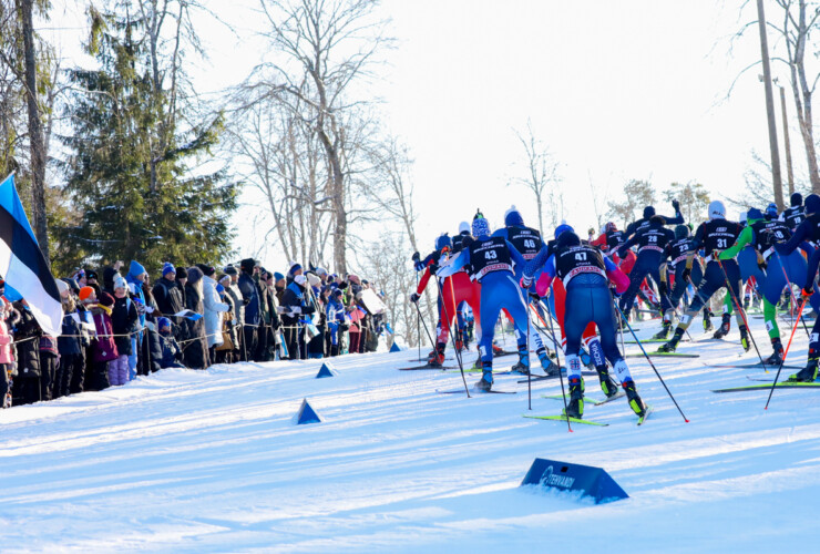 Massenstart in Otepää (EST)