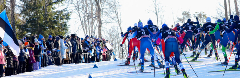Massenstart in Otepää (EST)