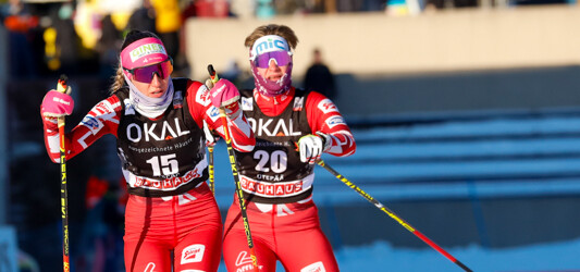 Annalena Slamik (AUT), Claudia Purker (AUT) (l-r)