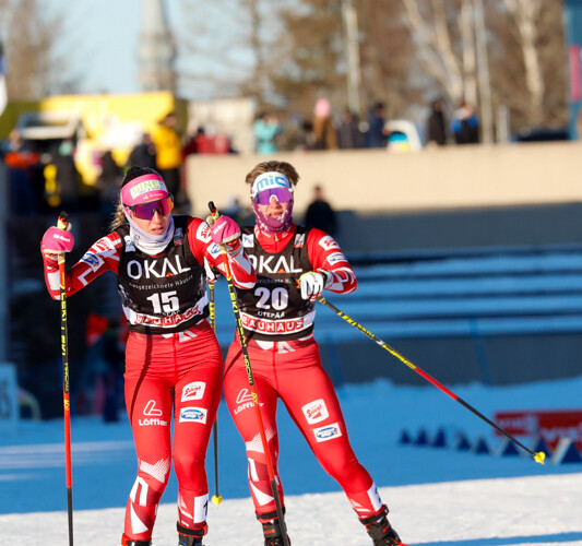 Annalena Slamik (AUT), Claudia Purker (AUT) (l-r)