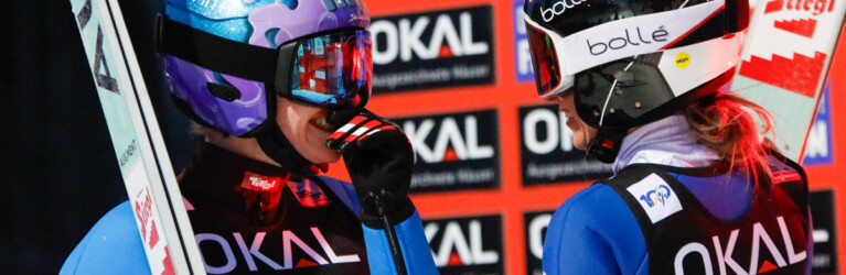 Claudia Purker (AUT), Annalena Slamik (AUT) (l-r)