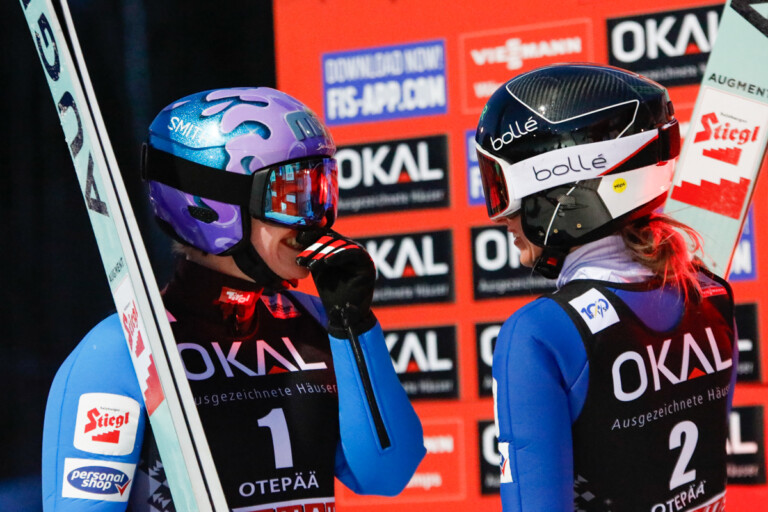 Claudia Purker (AUT), Annalena Slamik (AUT) (l-r)