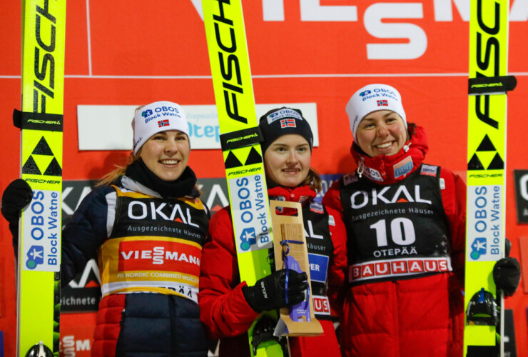 Ida Marie Hagen (NOR), Gyda Westvold Hansen (NOR), Mari Leinan Lund (NOR) (l-r)