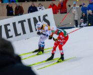 Jarl Magnus Riiber (NOR), Johannes Lamparter (AUT), (l-r)