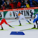 Johannes Lamparter (AUT), Jarl Magnus Riiber (NOR), Kristjan Ilves (EST), (l-r)