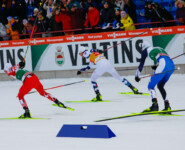 Johannes Lamparter (AUT), Jarl Magnus Riiber (NOR), Kristjan Ilves (EST), (l-r)