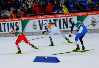 Johannes Lamparter (AUT), Jarl Magnus Riiber (NOR), Kristjan Ilves (EST), (l-r)