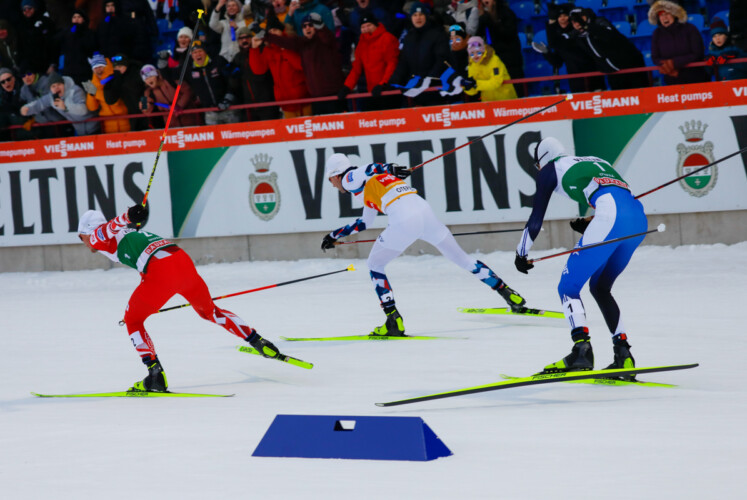 Johannes Lamparter (AUT), Jarl Magnus Riiber (NOR), Kristjan Ilves (EST), (l-r)