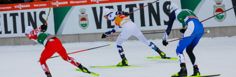 Johannes Lamparter (AUT), Jarl Magnus Riiber (NOR), Kristjan Ilves (EST), (l-r)