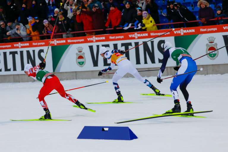 Johannes Lamparter (AUT), Jarl Magnus Riiber (NOR), Kristjan Ilves (EST), (l-r)