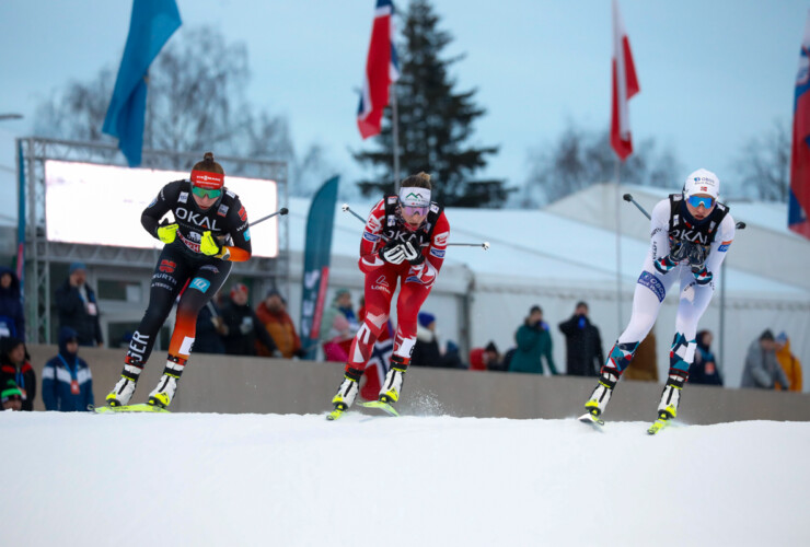 Jenny Nowak (GER), Lisa Hirner (AUT), Gyda Westvold Hansen (NOR), (l-r)