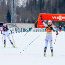 Mari Leinan Lund (NOR) zieht den Kürzeren gegen Ida Marie Hagen (NOR), (l-r)