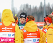 Wie wird man zum Frauenschwarm? Man läuft aufs Podium! - David Mach (GER), Svenja Wuerth (GER), Nathalie Armbruster (GER), Maria Gerboth (GER), (l-r)
