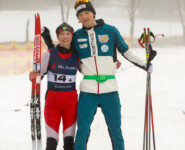 Anastassiya Kovshirina (KAZ), Chingiz Rakparov (KAZ), (l-r)
