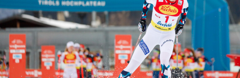 Mari Leinan Lund (NOR) geht als Erste ins Rennen.