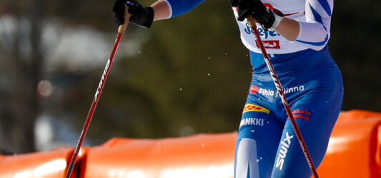 Und der Stock war auch noch ab: Otto Niittykoski (FIN).