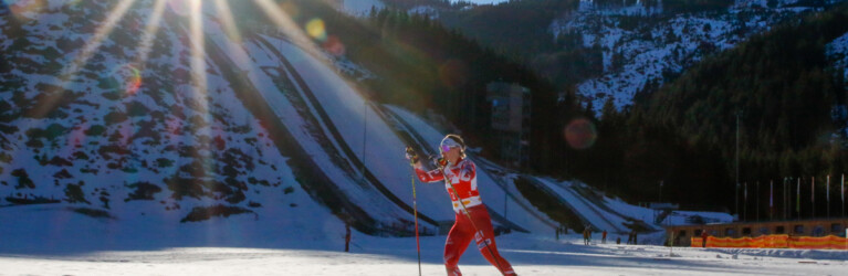 Claudia Purker (AUT) auf dem Weg zu ihrem ersten Sieg im COC.
