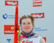 Claudia Purker (AUT) feierte ihren ersten Sieg im COC.