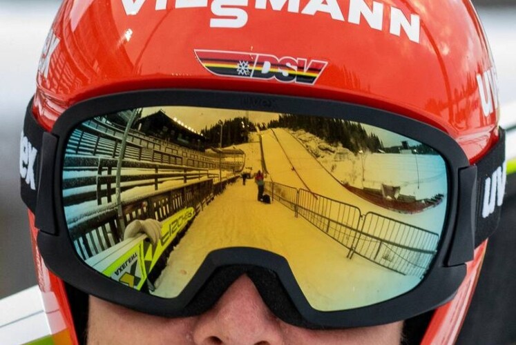 Johannes Rydzek (GER) bei seinem letzten Auftritt in Trondheim (NOR), noch vor dem Umbau.