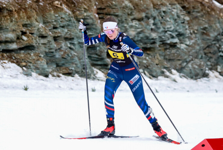 Romane Baud (FRA) feierte ihr Weltcup-Debüt und ermöglichte Frankreich erstmals einen Start im Mixed Team-Wettbewerb.