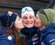 Antoine Gerard (FRA) hatte Besuch von Freunden und Familie.