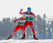 Johannes Lamparter (AUT) und Stefan Rettenegger (AUT) (l-r) arbeiteten gut zusammen.