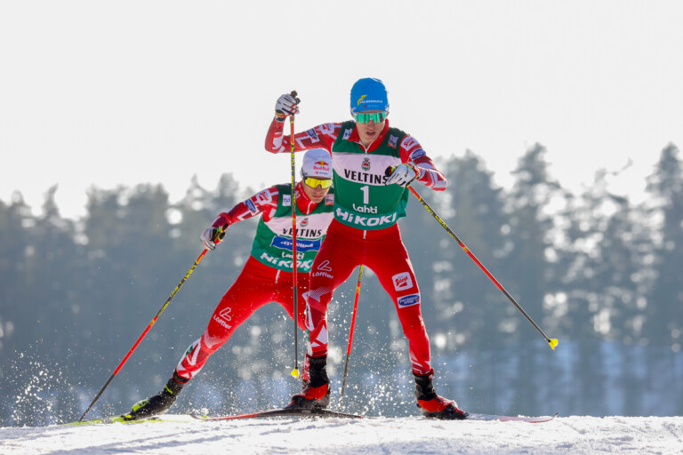 Johannes Lamparter (AUT) und Stefan Rettenegger (AUT) (l-r) arbeiteten gut zusammen.