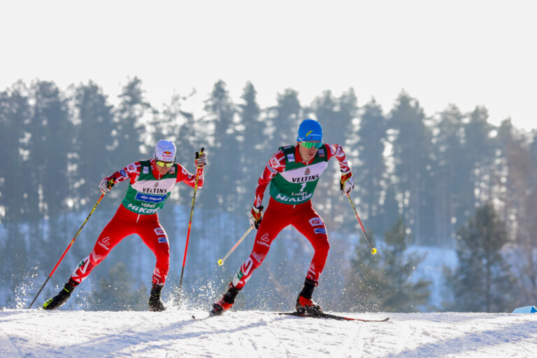 Johannes Lamparter (AUT) und Stefan Rettenegger (AUT) (l-r) arbeiteten gut zusammen.