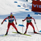 Johannes Lamparter (AUT) und Stefan Rettenegger (AUT) (l-r) arbeiteten gut zusammen.