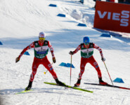 Johannes Lamparter (AUT) und Stefan Rettenegger (AUT) (l-r) arbeiteten gut zusammen.