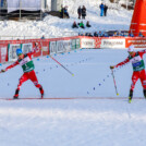 0,1 Sekunden fehlten Stefan Rettenegger (AUT) zum Sieg gegen Johannes Lamparter (AUT)(l-r).