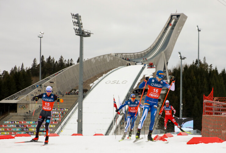 Manuel Faisst (GER), Ilkka Herola (FIN), Eero Hirvonen (FIN), Fabio Obermeyr (AUT), (l-r)