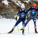 Akito Watabe (JPN), Johannes Rydzek (GER), (l-r)