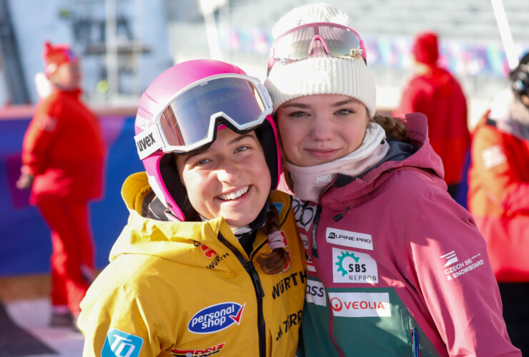 Nathalie Armbruster (GER) und Tereza Koldovska (CZE), (l-r)