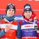 Der beste Läufer und der beste Springer: Vinzenz Geiger (GER), Jarl Magnus Riiber (NOR), (l-r)